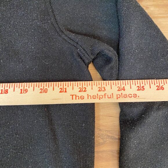 Aspen Sweater Mens XL Black Performance 1/4 Zip Mock Neck Pullover Sweatshirt - Picture 8 of 9